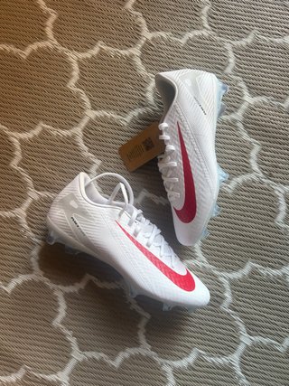 Zapatillas Fútbol Nike Mercurial Blancas Rojas