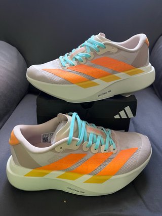 Adidas adizero mujer beige/naranja