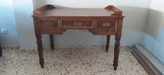 Escritorio antiguo madera restaurado