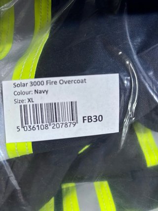 Chaqueta Bombero Solar 3000 Navy Talla XL