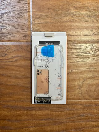 Funda iPhone 11 Pro transparente dura resistente