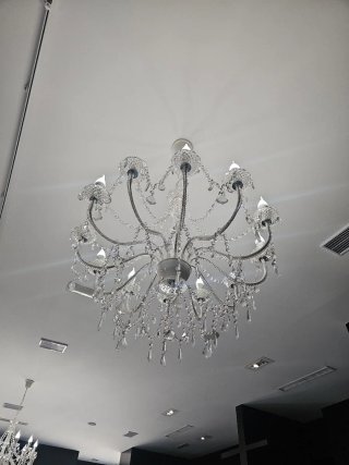 Lampada a soffitto a 12 bracci