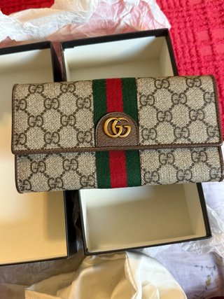 Cartera Continental Gucci Ophidia GG
