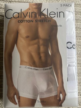 Pack 3 Calzoncillos Calvin Klein Blancos