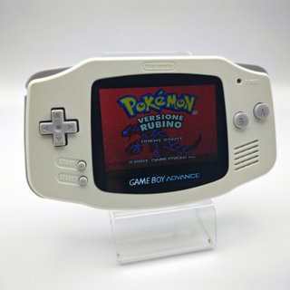 Nintendo Game Boy Advance GBA Bianco Schermo IPS