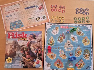 Set 3 Juegos Mesa Junior: Risk, Monopoly y Cluedo