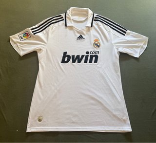 Real Madrid 2008-09 original L adidas camiseta