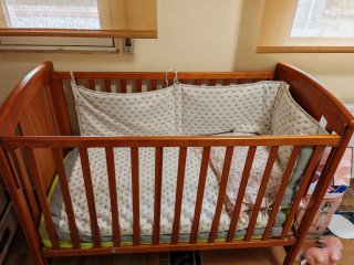 Cuna de Madera para Bebé