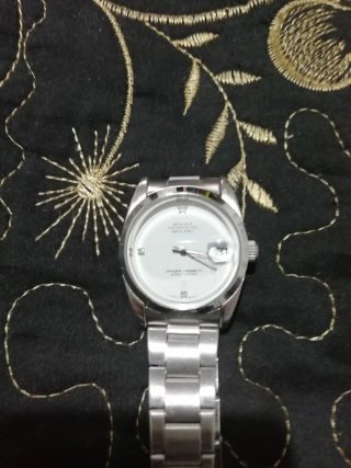 Reloj Rolex Automático Plateado