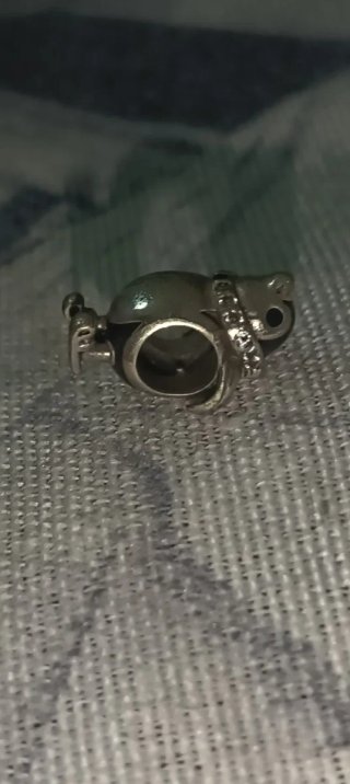 CHARM Pingüino Pandora Plata