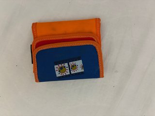 Cartera Monedero Infantil Tela Azul