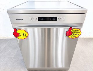 LAVAVAJILLAS HISENSE INOX CON 3 BANDEJAS A+++