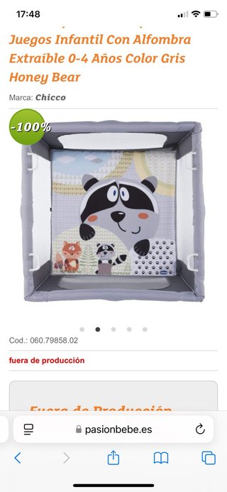 Parque Infantil Chicco Honey Bear