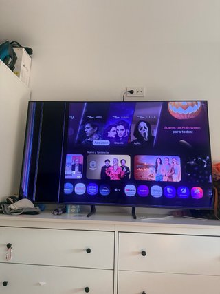 Smart TV Samsung 65 pulgadas (pantalla rota)