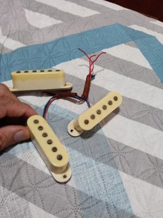 Set de 3 Pastillas para Guitarra Stratocaster