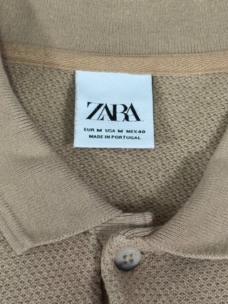 Polo Zara Beige Talla M