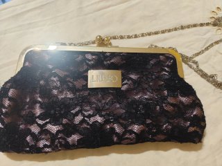 Liu Jo pochette nera e rosa