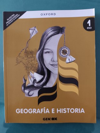 Libro SIN ESTRENAR Geografía Historia 1 ESO Oxford