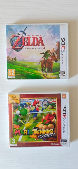 Pacchetto 3DS Zelda Ocarina e Mario Tennis