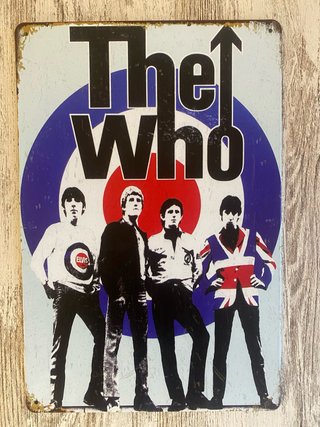 (738) Cartel Metálico Vintage - The Who