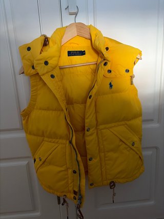 Chaleco Polo Ralph Lauren Amarillo Talla S