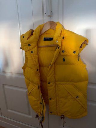 Chaleco Polo Ralph Lauren Amarillo Talla S