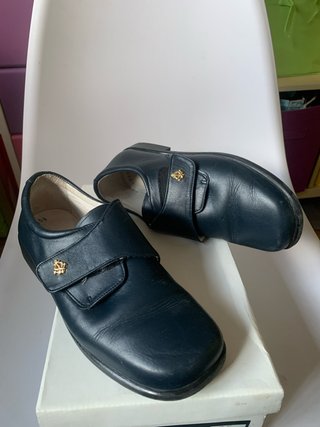 Zapatos de vestir para niño azul marino
