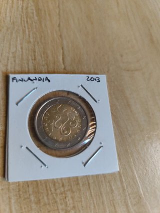 Moneda 2 euros Finlandia 2013