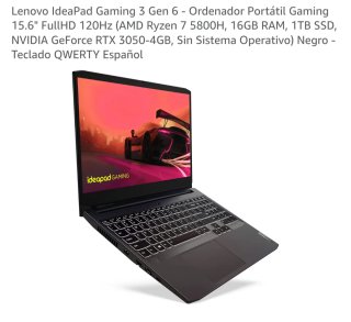 Lenovo IdeaPad Gaming 3 Gen 6 Negro