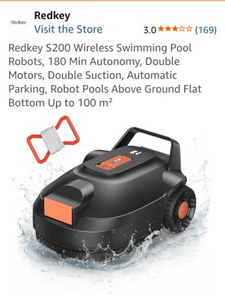 Robot Piscina Redkey S200 Wireless