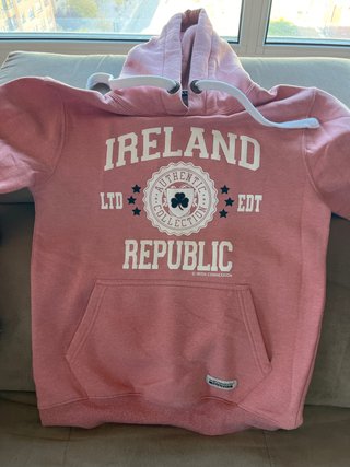 Sudadera Rosa Irish Connexxion Talla S