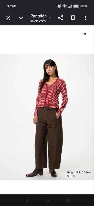Pantalón Barrel Uniqlo Unisex