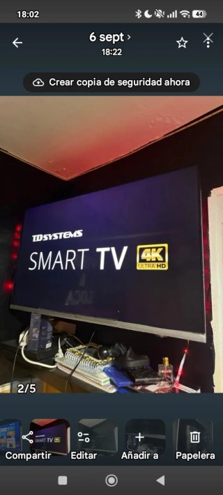 Televisión 43 4K Smart TV TD Systems