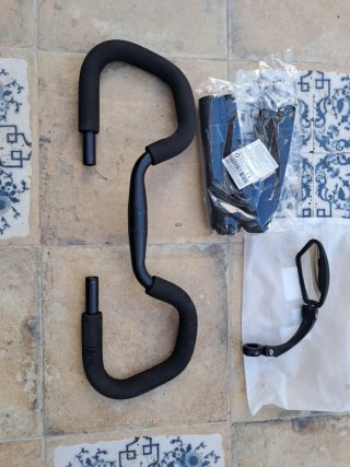 Manillar mariposa y retrovisor MTB