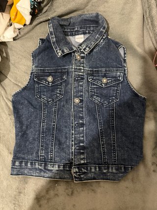 Chaleco Denim Azul