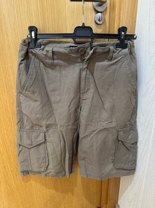 Bermudas cargo niño 16 años verde militar