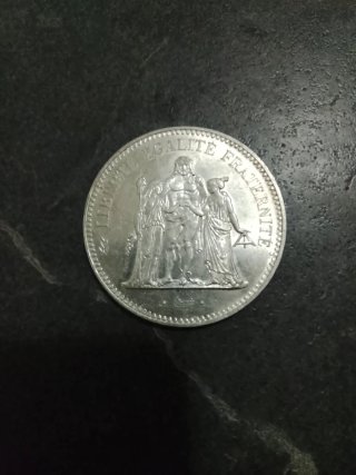 Moneda Francesa 50 Francos Liberté Égalité Fratern