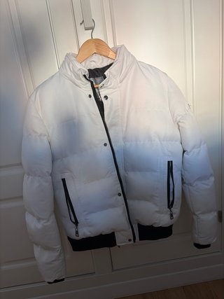 Chaquetón acolchado blanco