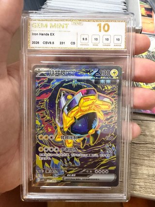 Carta Pokémon Iron Hands ex 231/208 SAR (NXR 10)