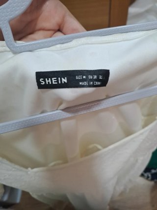 Vestido blanco Shein
