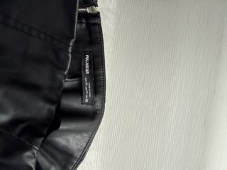 Corset de cuero negro