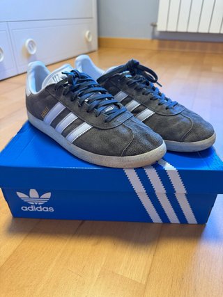 Zapatillas Adidas Gazelle Grises