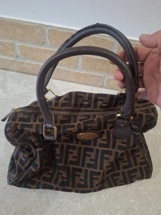 Borsa Fendi Vintage in tela