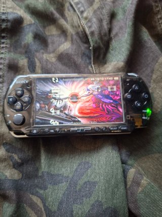 Sony PSP 3000 Carcasa Negra Transparente