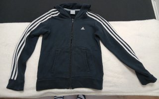 Sudadera Adidas Negra con Cremallera
