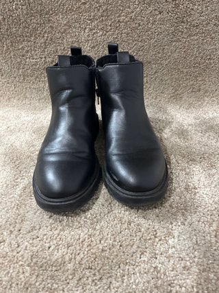 Botines negros Zara cremalleras