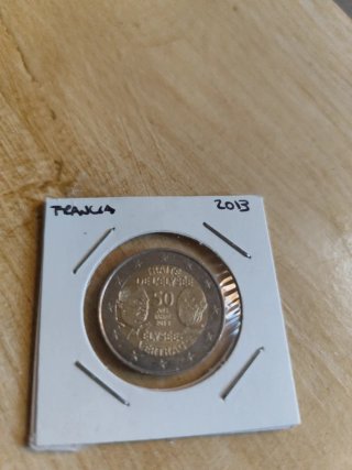 Moneda 2 Euros Francia 2013