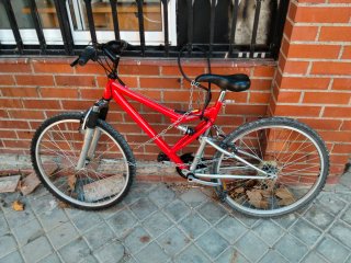 Bicicleta de Montaña Roja