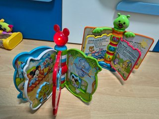 Libro musical infantil con personaje
