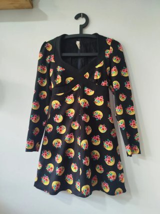 Vestido Vintage Años 70 Delden Talla 36